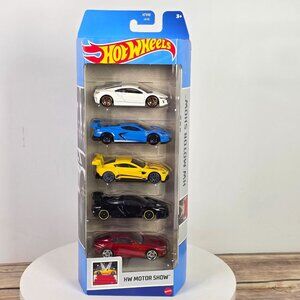Hot Wheels HW Motor Show 5-Pack Assorted Die-Cast Vehicles